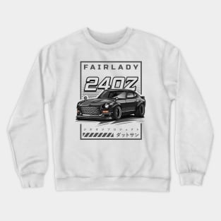 Vintage Car Fairlady 240Z (Matte Black) Crewneck Sweatshirt